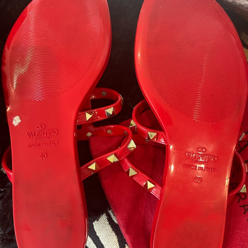 Valentino Rockstud Accents Slides - Picture 2 of 5